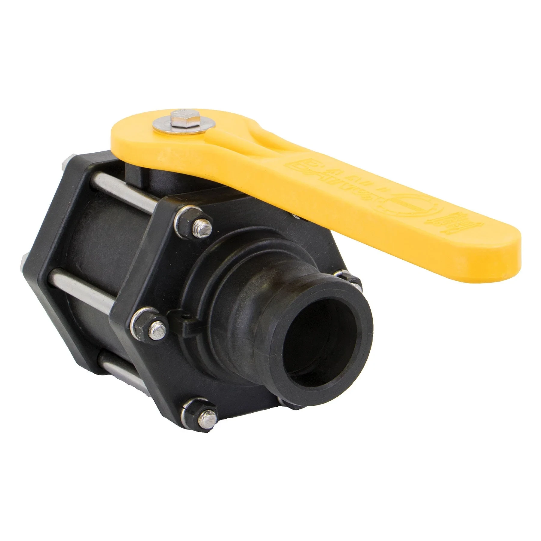 BANJO FITTINGS VFMT200FP Full Port Ball Valve 6-Bolt Design, 2 Inch, Polypropylene | BW9KWV