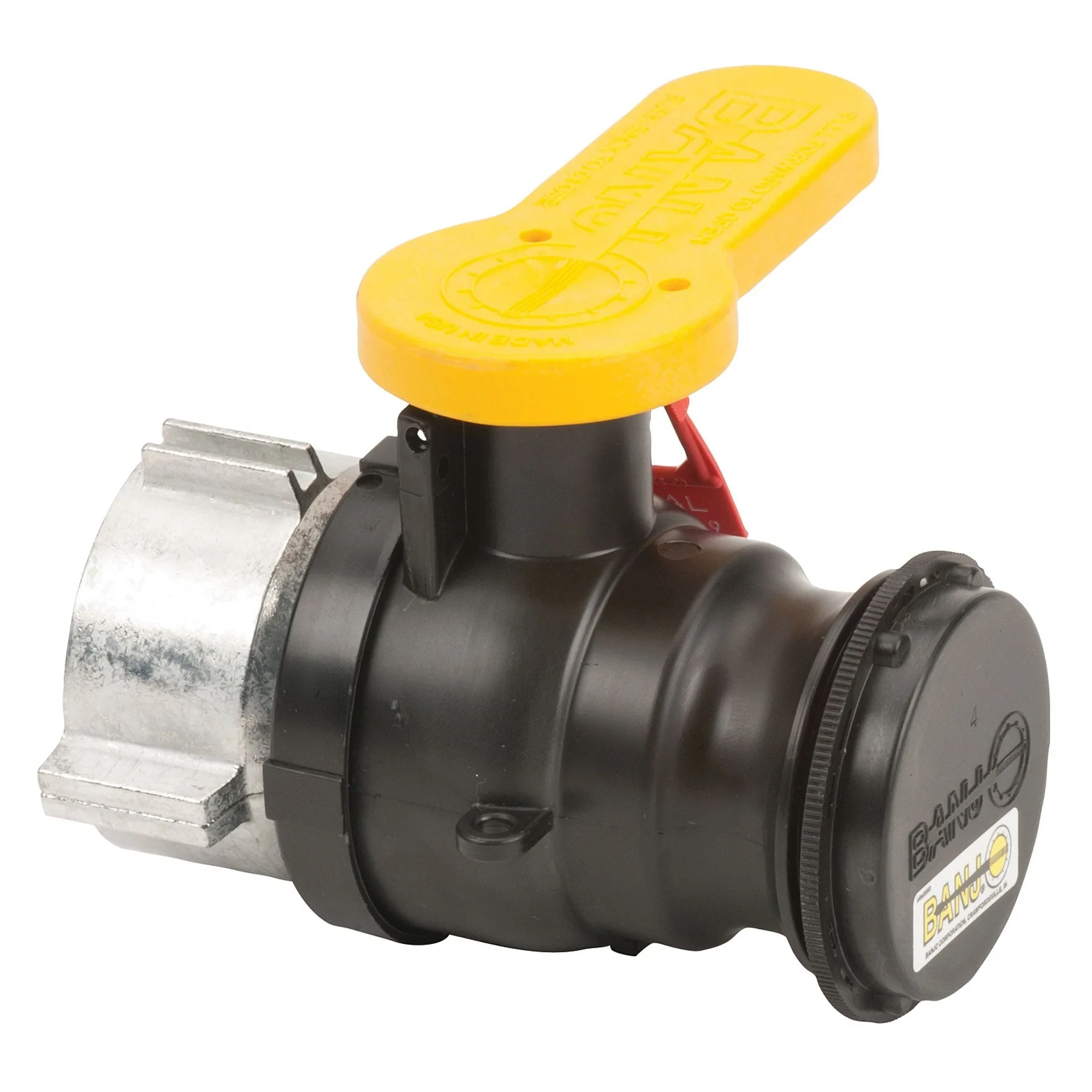 BANJO FITTINGS W230238 Poly Spinweld Valve With Qdc Outlet And Cap And Foil Seal, 2 Inch Size | BW9JRR