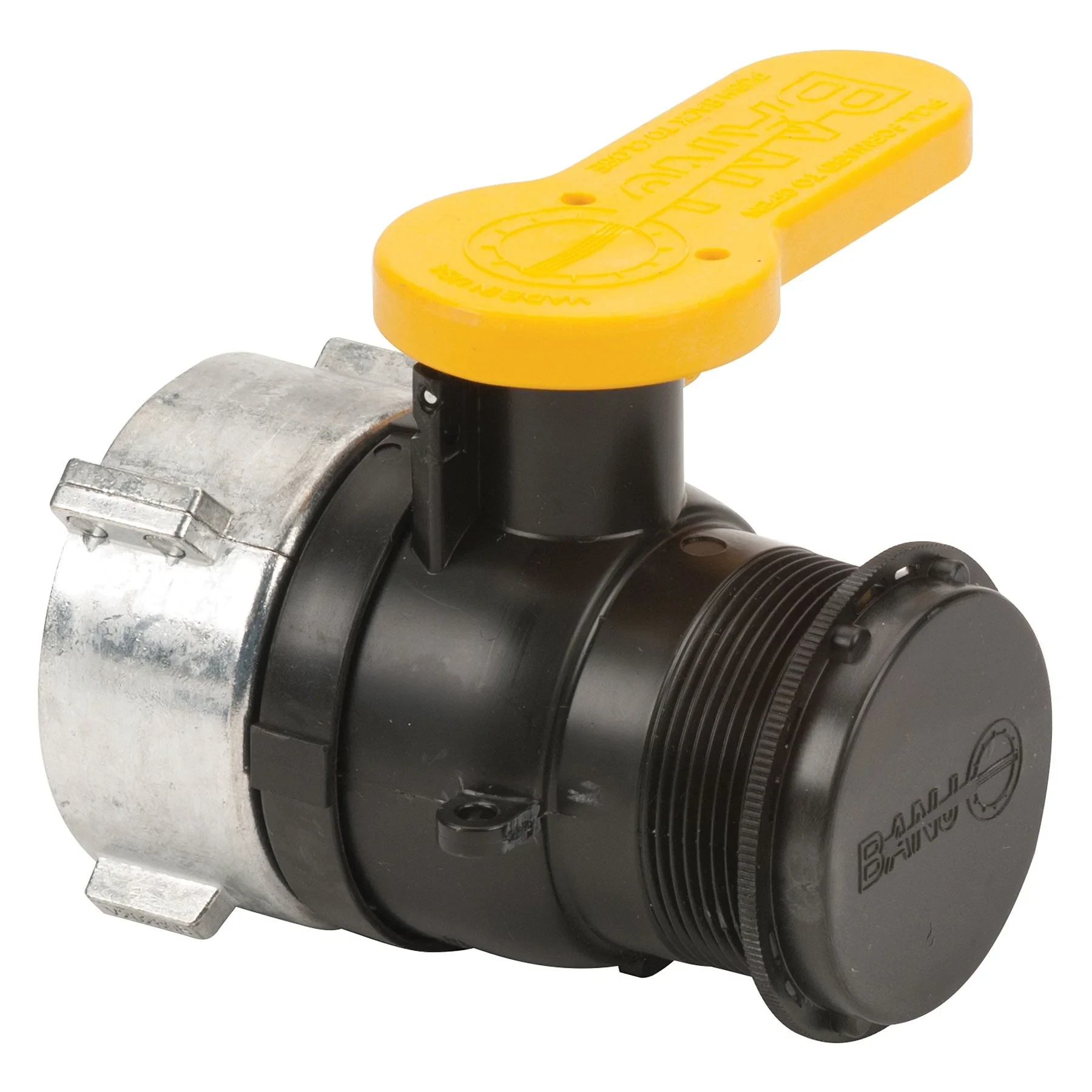 BANJO FITTINGS WSMT210FSA Poly Spinweld Valve With Npt Outlet, Foil Seal And Cap, 2 Inch Size | BW9DTN