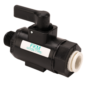 BANJO FITTINGS LVPL038025MPTV Female Push Lock, 3/8 x 1/4 Inch Size | BW8XBC