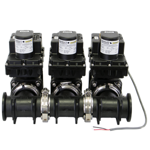 BANJO FITTINGS MEV203CF Electric Manifold 3 Bank Assembly Valve, 2 Inch Size | BX2EXC