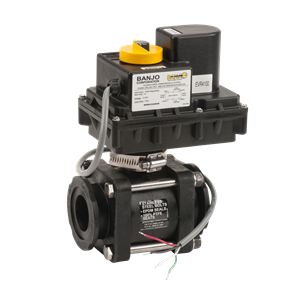 BANJO FITTINGS MEVR200CF Std Port Electric Regulating Manifold Ball Valve, 2 Inch Size | BX2BLB