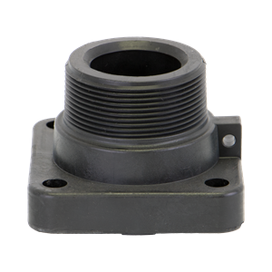 BANJO FITTINGS VSMT20256 Male Thread End Plate Stubby, 2 Inch Size | BW8ZDG