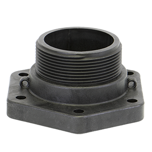 BANJO FITTINGS VSMT30264 End Plate, Valve Mount, Stubby, 3 Inch Size | BW9BCA