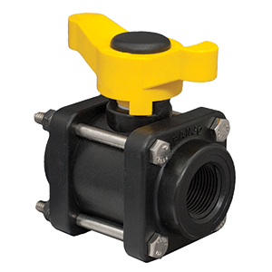 BANJO FITTINGS VT075 Ball Valve, 3/4 Inch, With T-Handle | BW9BQW