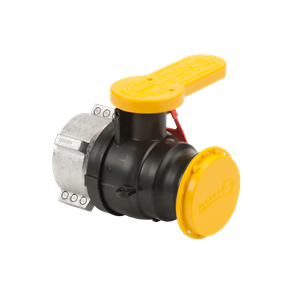 BANJO FITTINGS W230234 Poly Valve With Cap -Mauser, 2 Inch Size | BW9JNC