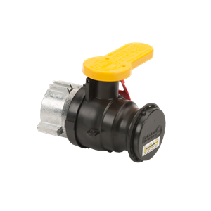 BANJO FITTINGS W230236 Poly Valve With Cap -Mauser, 2 Inch Size | BW9JAR