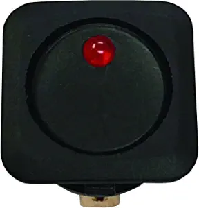 BATTERY DOCTOR 20550 Illuminated Rocker Switch, On/Off, 20A, Red | CG9ANZ