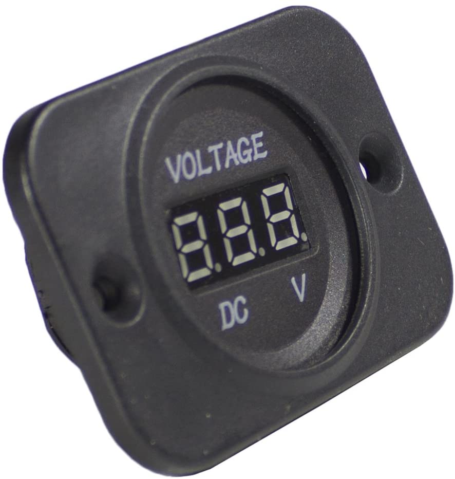 Voltage Meter, With Face Plate, 6 to 30V