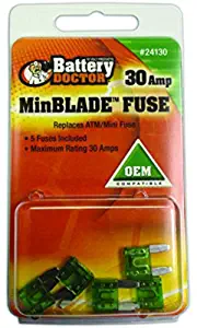 BATTERY DOCTOR 24101 Automobile Fuse, 3A, Violet, 5 Piece | CG9ART