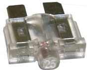 BATTERY DOCTOR 24325-7 Illuminating Fuse, Automobile, 25A, Clear | CG9AUT