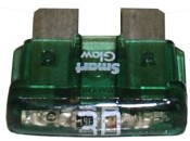 BATTERY DOCTOR 24330-7 Illuminating Fuse, Automobile, 30A, Green | CG9AUU