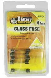 BATTERY DOCTOR 24604-7 Glass Fuse, 4A | CG9AWX