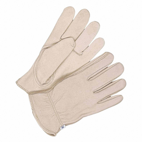 BDG 20-1-376-7 Leather Gloves, 2XS, Cowhide, Premium, Glove, Full Finger, Shirred Slip-On Cuff | CT2DAA 55LC44