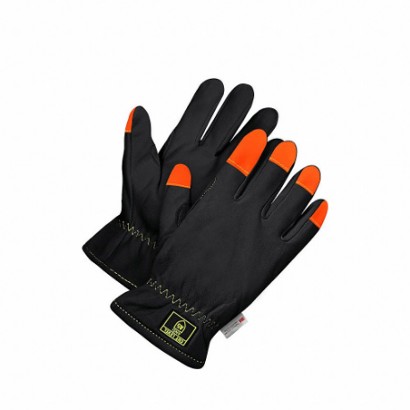 BDG 20-9-10761-M-K Leather Gloves, Goatskin Palm, PR | CT2RJU 783UD4