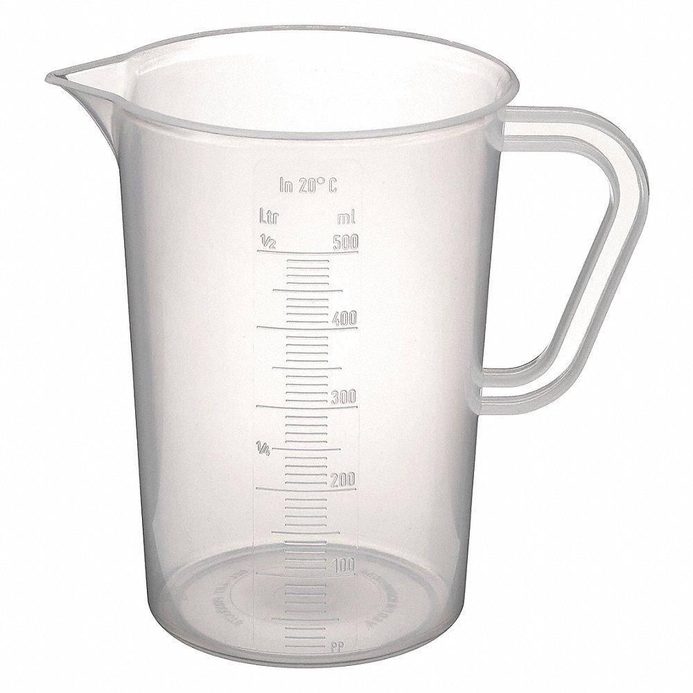 Pitcher Polypropylene Graduated 500ml