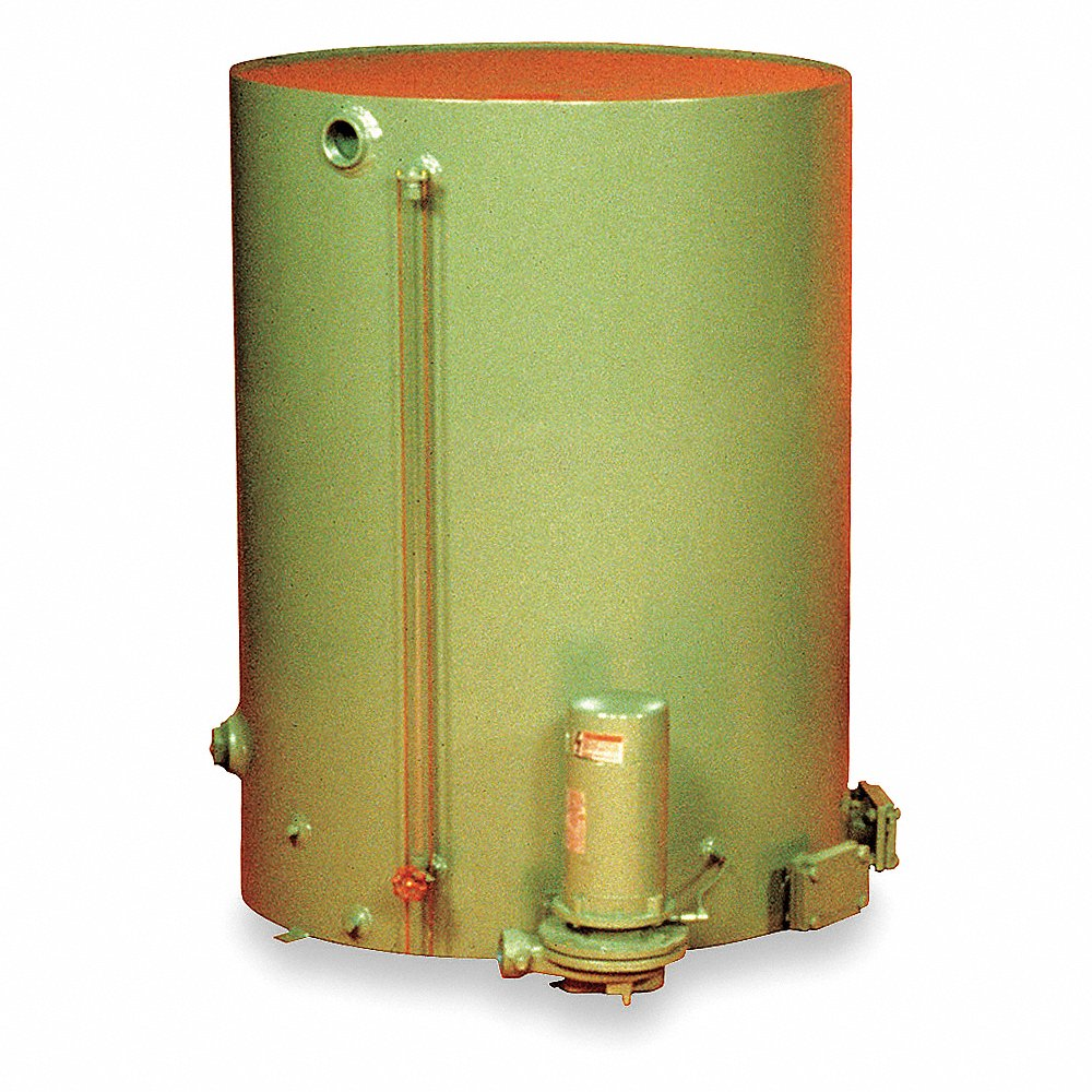 Boiler Feed Pump, Simplex, 46 ft Max Head, 50 Gal Tank Capacity, Welded Steel, 1/3 Hp