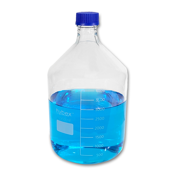 BENCHMARK SCIENTIFIC B3000-5L Media Storage Bottle, 50L, Blue Cap | CJ4KKY