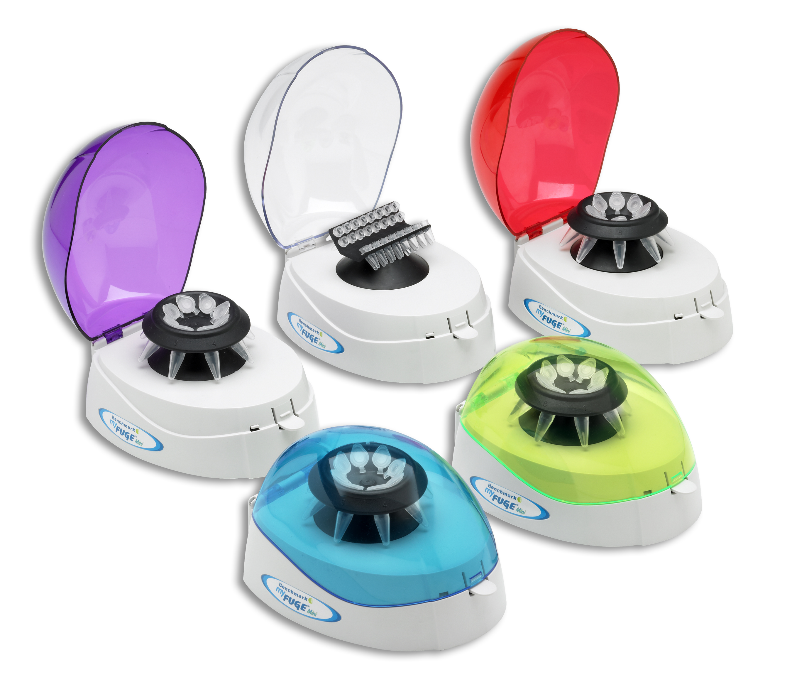 BENCHMARK SCIENTIFIC C1008-C-E Mini Centrifuge, Clear Lid, 2 Rotors, 100 To 240V | CE7MJA