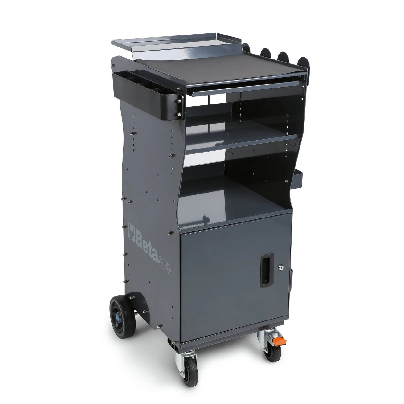 Sheet Metal Tool Cart, 3 Shelves