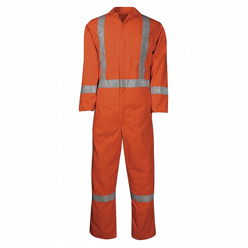 BIG BILL 408US7-2XLR-ORA Coverall, 8.7 Cal/Sq Cm ATPV, Men