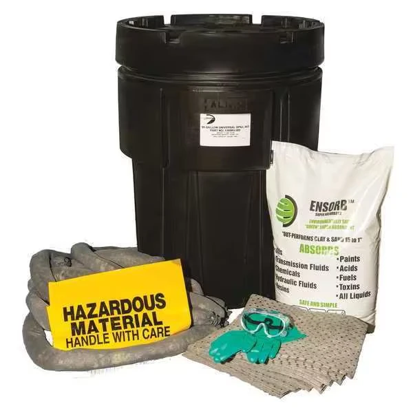 SpillPack Kit, w/Easy Off Lid, 95 gal, Number of Components 67