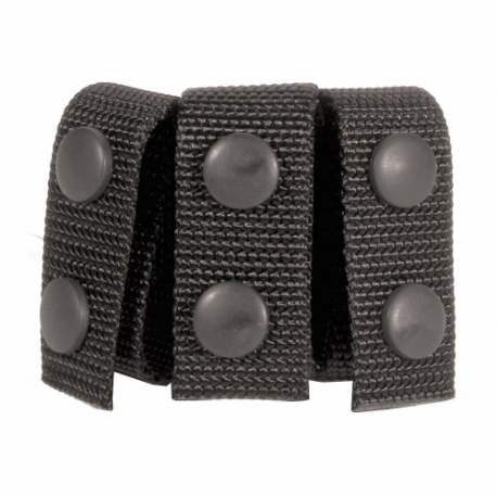 BLACKHAWK 44B350BK Traditional Cordura Belt Keeper, Black, 4 PK | CN9QYD 6TTN6