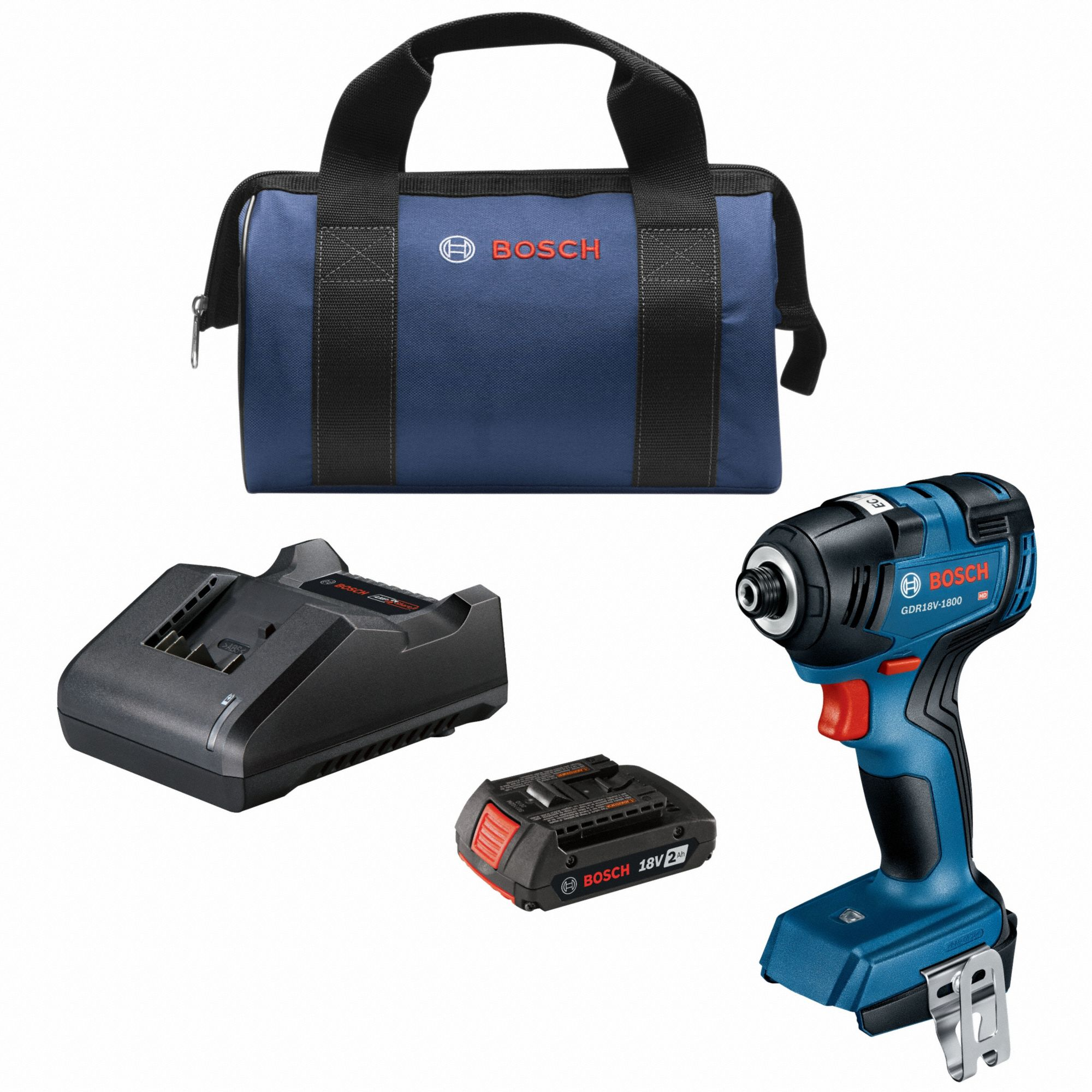 Impact Driver, 1,800 In-lb Max Torque, 3,400 RPM No Load Speed, 4000 ipm