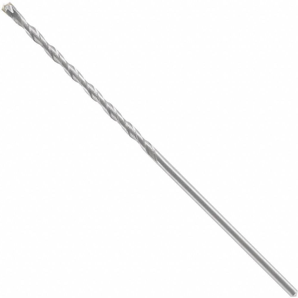 Round Hammer Drill Bit, 5/32 x 6 Inch, Number of Cutter Heads 2