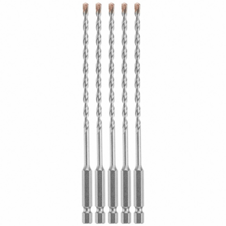 BOSCH LBHX0035 Hammer Drill Bit, 3/16 Inch Drill Bit Size, 4 Inch Max Drilling Dp, 6 Inch Overall Length | CN9WTF 61HW91