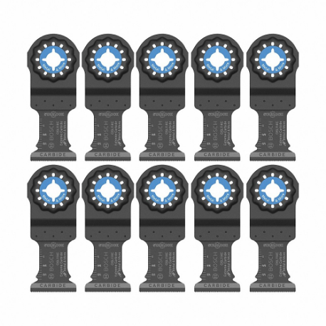 BOSCH OSL114C-10 Oscillating Tool Blade, 1 1/4 Inch Blade Width, 4 Inch Blade Length | CN9XRH 784J21