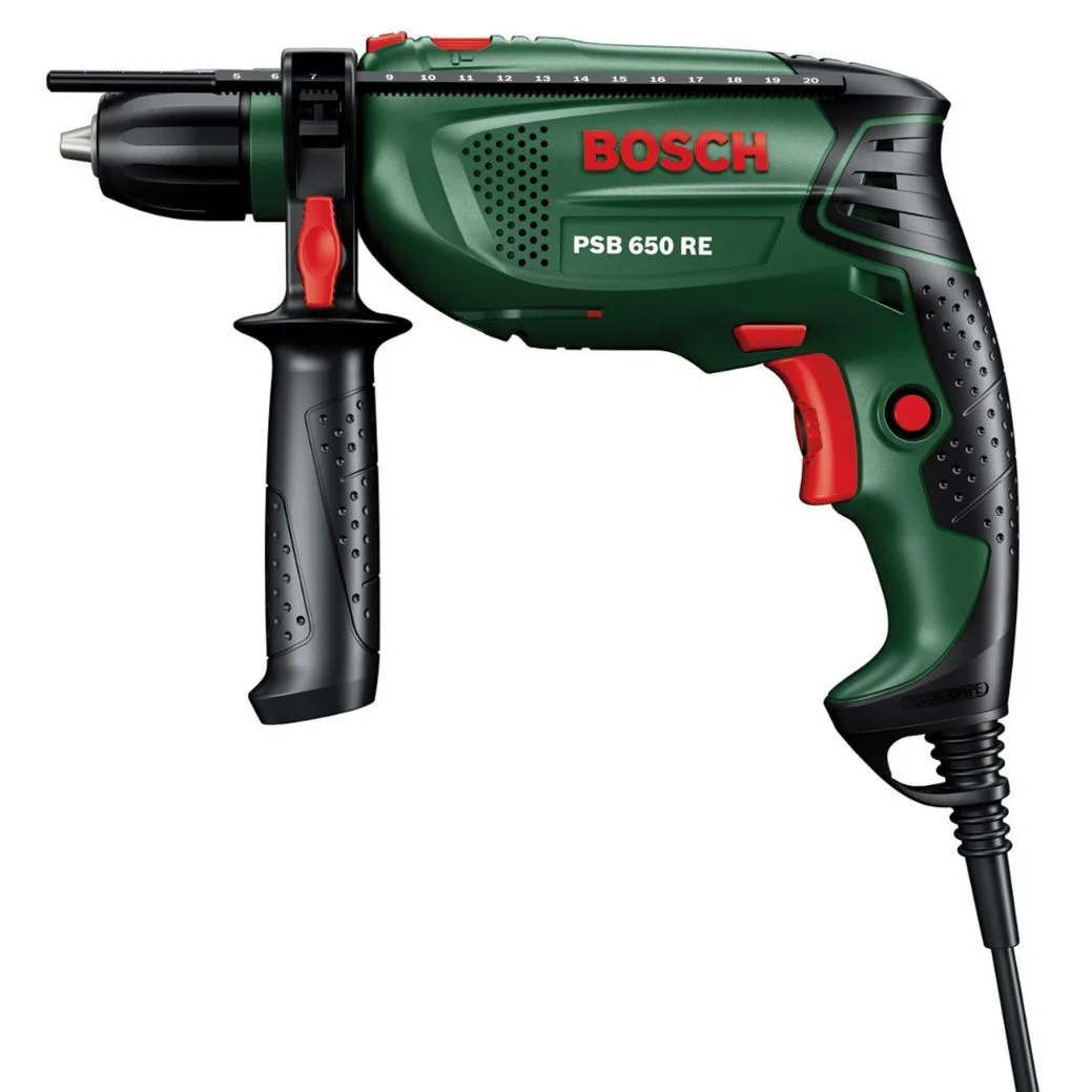 Hammer Corded Drill, Green, 14 mm with Case