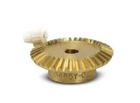 BOSTON GEAR G481Y-G Bevel Gear, 32 Diametral Pitch, 20 Deg. Pressure Angle, 2:1 R, 32 Teeth, Brass | AK2VTG