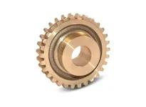 BOSTON GEAR GB1051 Worm Gear, 12 Diametral Pitch, 14.5 PA, 30 Teeth, Right Hand, Bronze | AN2PNW