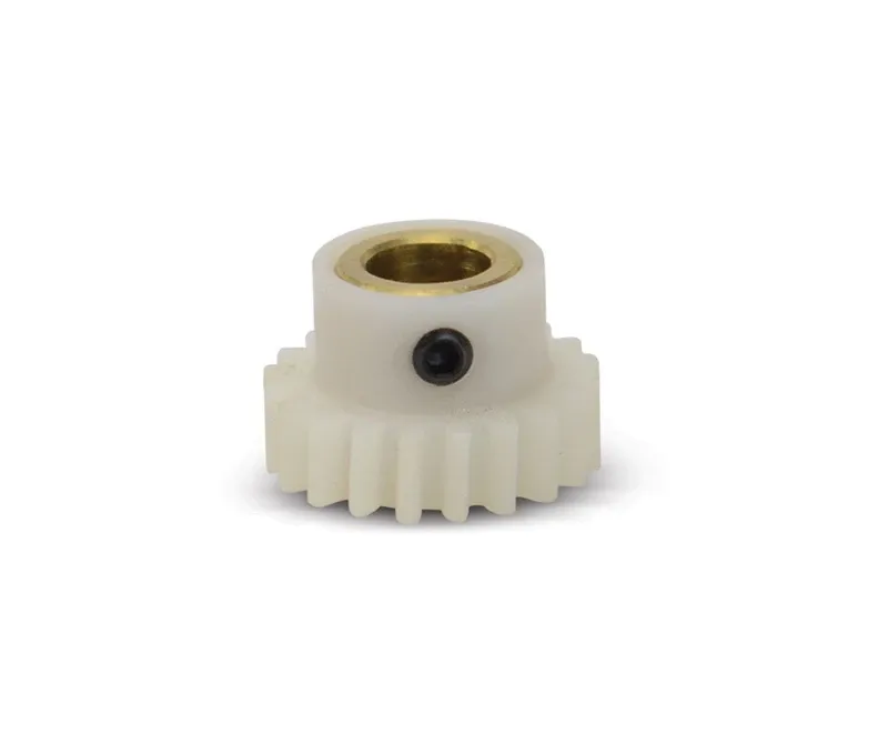 BOSTON GEAR GP1020-1/4 Worm Gear, 48 Diametral Pitch, 14.5 Deg. Pressure Angle, 40 Teeth, Right Hand, Acetal w/ Brass Inserts | AZ6YCH