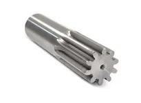 BOSTON GEAR NDR10 Stem Pinion, 14 1/2 Pressure Angle, 12 Diametral Pitch, 10 Teeth, Steel | AK2YQN