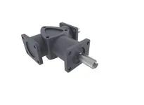 BOSTON GEAR RA1022 Right-90 Spiral Bevel Gear Drive, 2:1 R, 2-Way Shaft | AK6ZPP