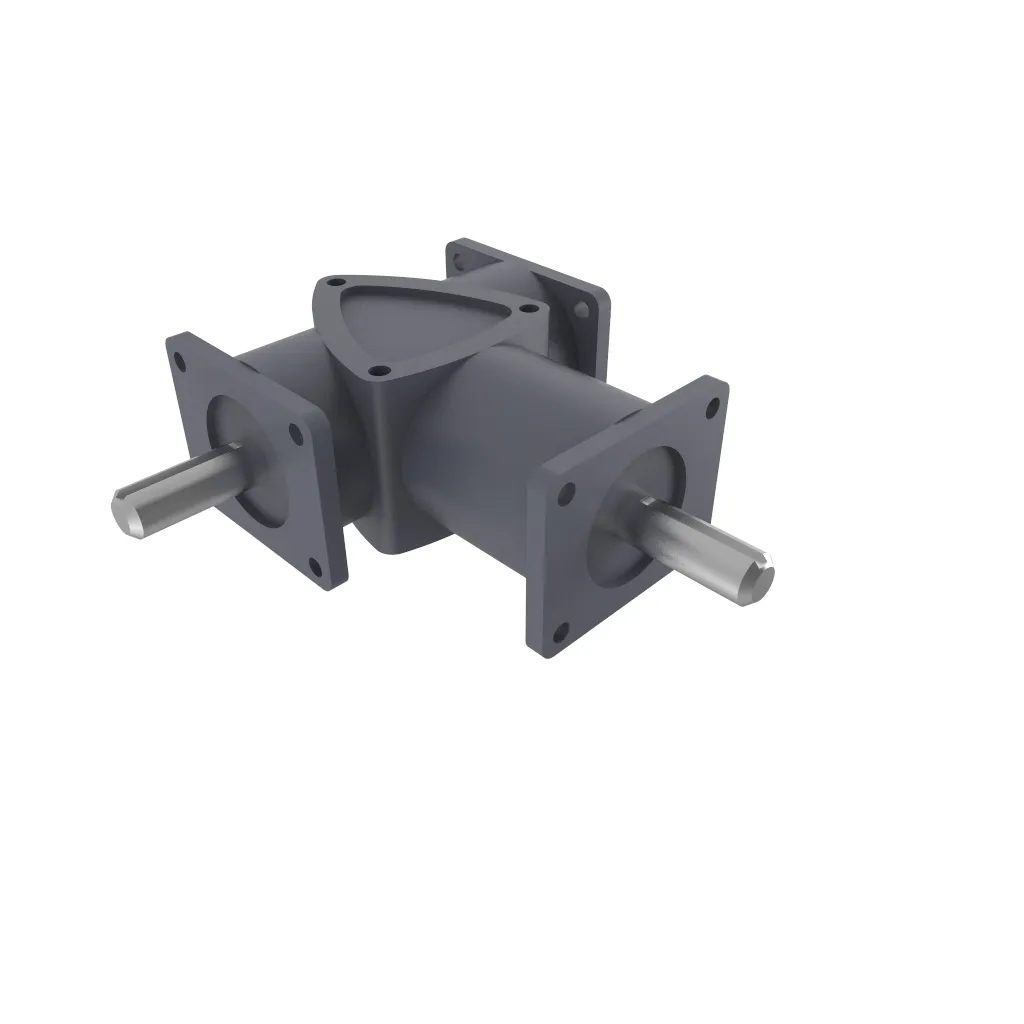 BOSTON GEAR RA1531 Right-90 Spiral Bevel Gear Drive, 1:1 R, 3-Way Shaft | AK6ZPY