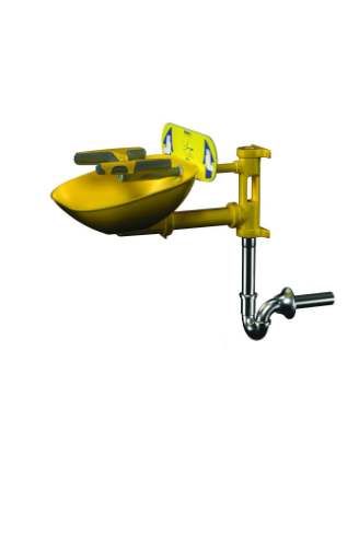 BRADLEY S19224FWPT Halo Eye And Facewash, Plastic Bowl With P-Trap & Tailpiece | CD4DVX