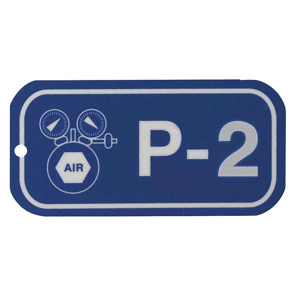 BRADY 105695 Lockout Tag, No Header, P-2, Polystyrene, English, Holes | CP2FKP 489L30