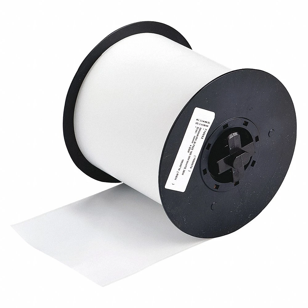 BRADY 120861 Continuous Label Roll, 4 Inch X 110 Ft, Vinyl, White, Indoor/Outdoor | CP2LPN 1AMZ4