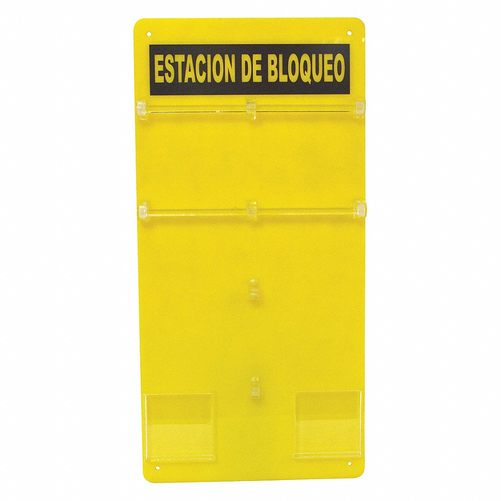 Padlock Station, 1 Components Included, Lockout Station, No Padlocks, Lockout Board