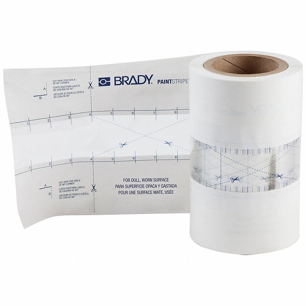 BRADY 148813 Floor Stencil, Continuous Line, 2 X 2 Inch Message Size, 4 X 4 Inch Stencil Size | CP2MLM 489N54