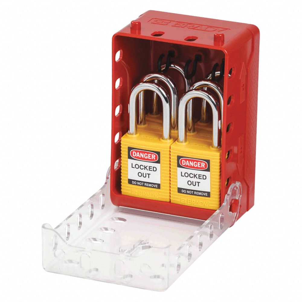Padlock Station, 7 Components Included, Gen, Padlock Station, Keyed Alike Padlocks