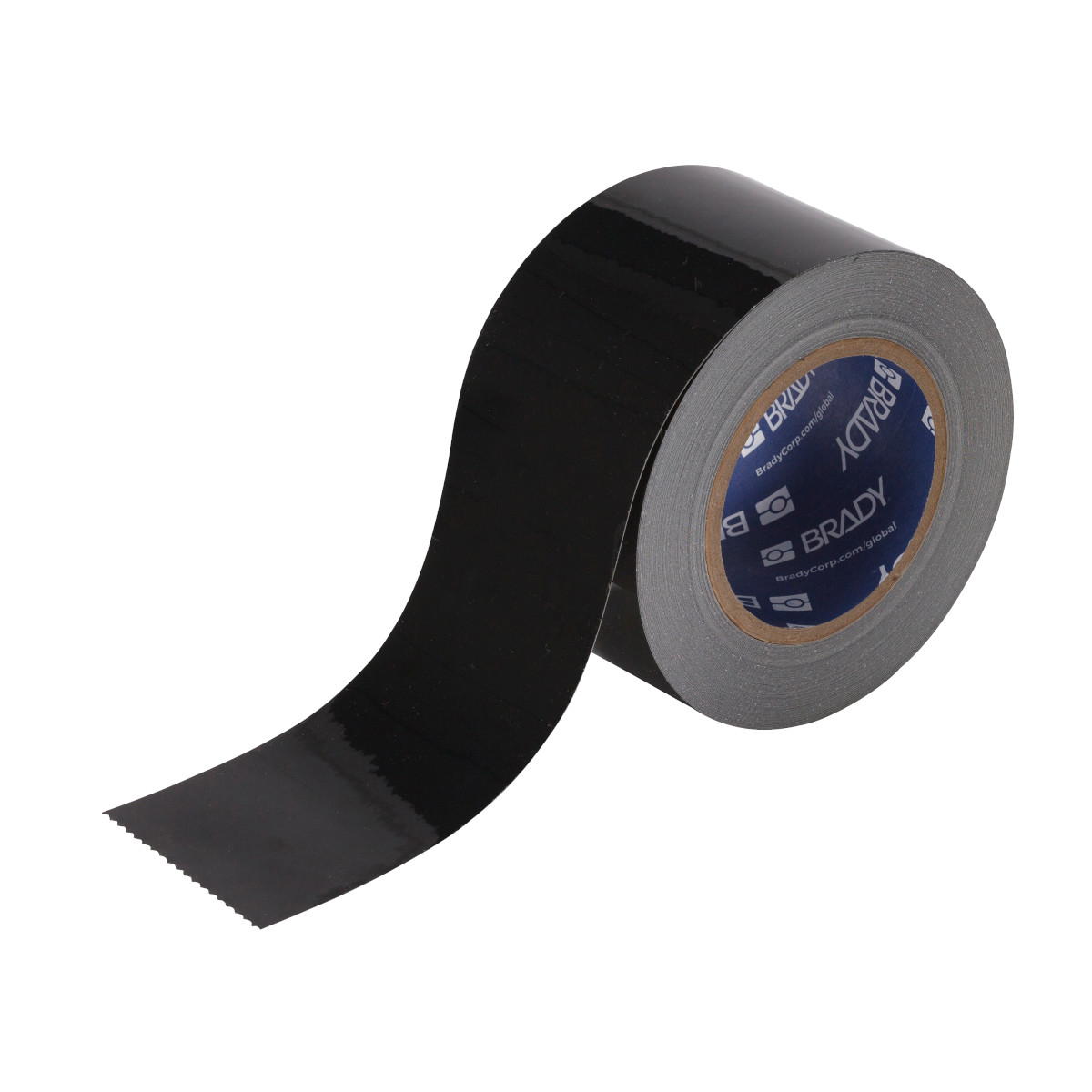 Tough Stripe Cold Floor Marking Tape, 3 Inch X 100 ft, Polyester, Black