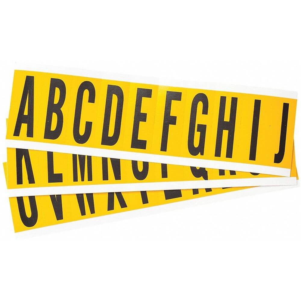 BRADY 1534-LTR KIT Numbers And Letters Kit A Thru Z | AA6REC 14R098