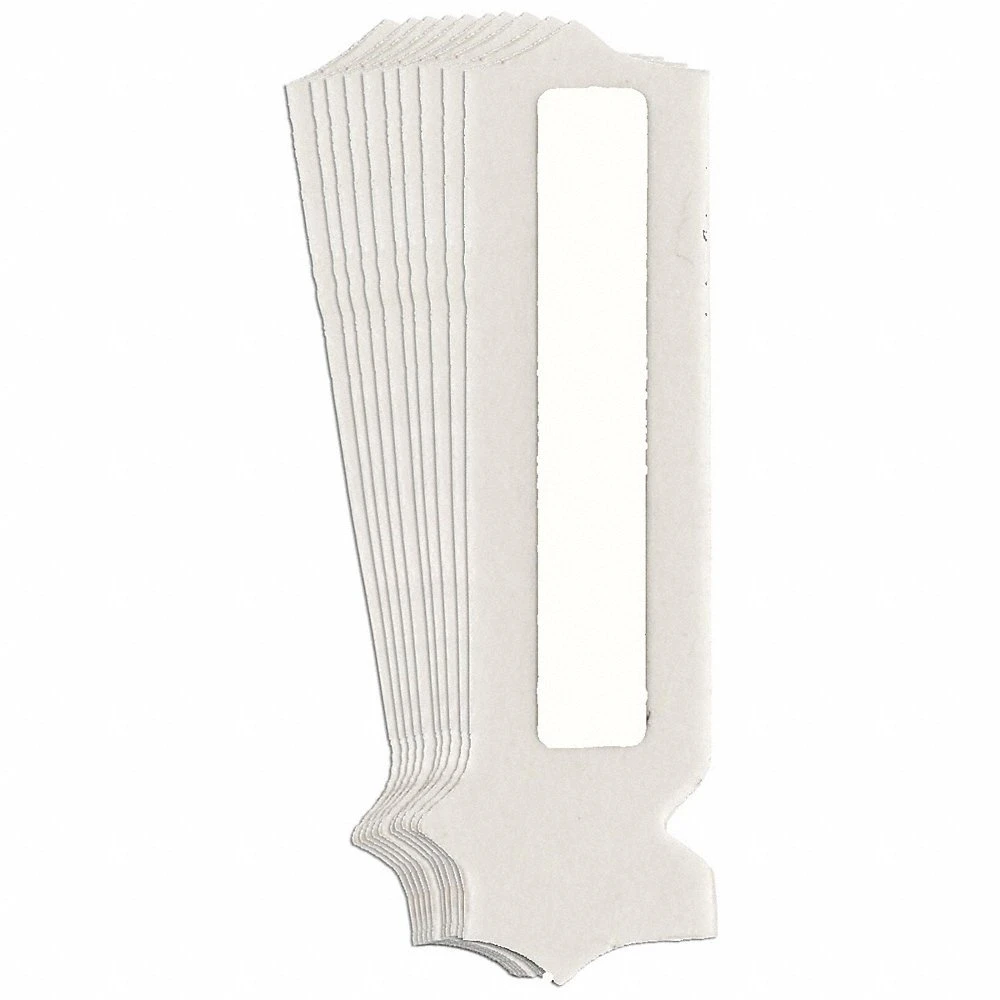 BRADY 5040P-I Numbers And Letters Labels, 1 Inch Character Height, Non-Reflective, Gothic, White, 10 PK | CT3GQH 800N52