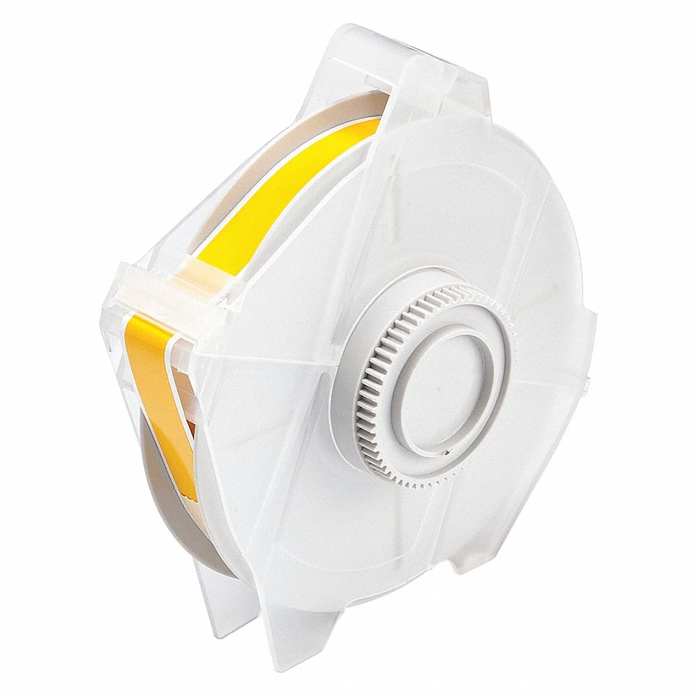 BRADY 76622 Continuous Label Roll, 1/2 Inch X 100 Ft, Polyester, Yellow, Outdoor | CP2LHU 3ME67