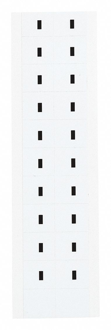 BRADY 9712-DSH Numbers And Letters Dash 3/4 Inch Height | AA6RCP 14R063