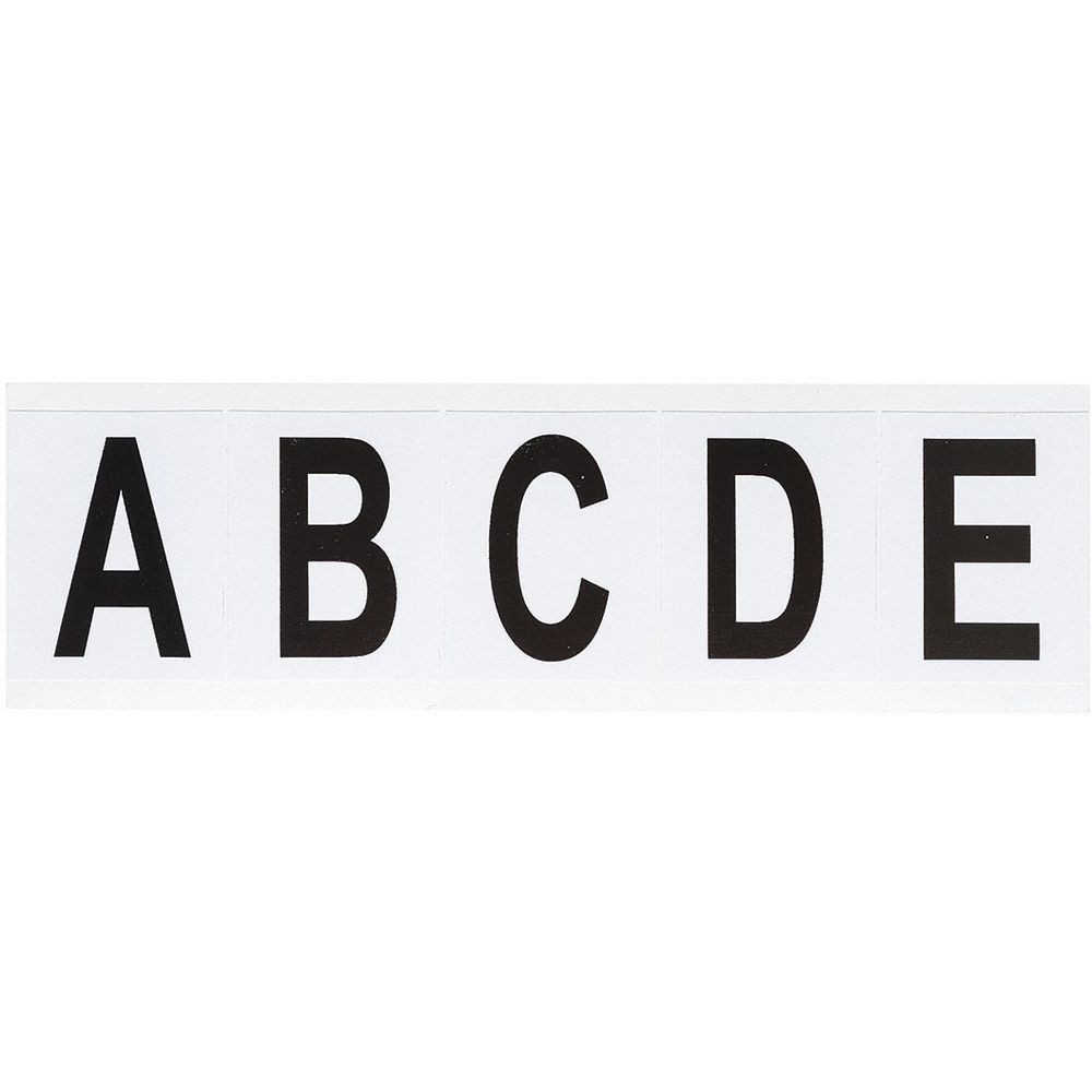 BRADY 9714-LTR KIT Carded Letters A Thru Z 2-1/4 Inch Height | AD3AEQ 3XEP9